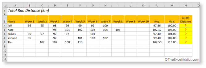 Find Last Value In Row in Microsoft Excel 2007 2010 2013 2016 365